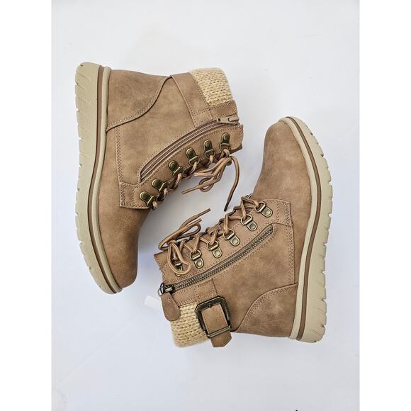 Cliffs by WHITE MOUNTAIN Shoes - Cliffs by White Mountain Women's  Hiker Booties Boots Size 7.5 Natural NWT